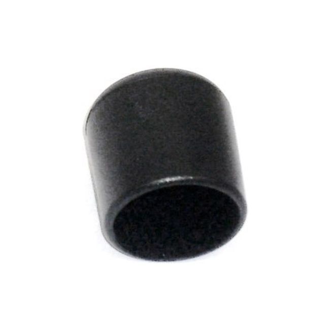Zaślepki okrągłe Shop Line fi 18 mm nakładane czarne 4 szt.