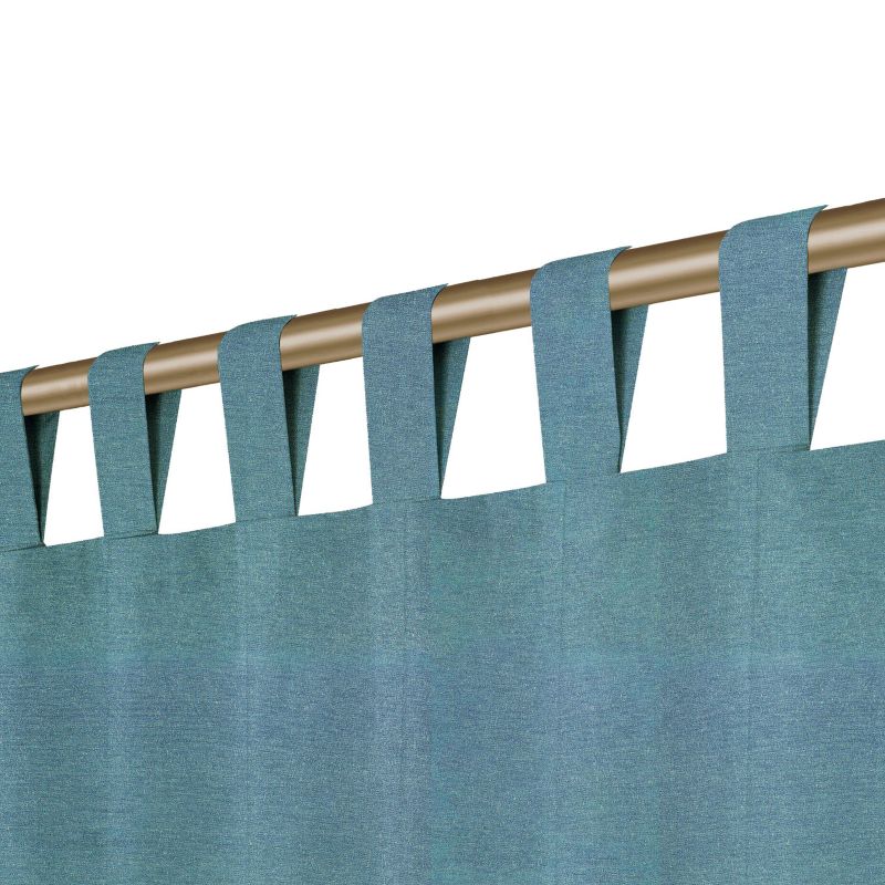 Zasłona 140 x 300 cm turkusowa
