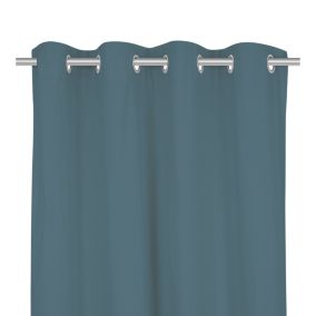 Zasłona GoodHome 140 x 260 cm granatowa