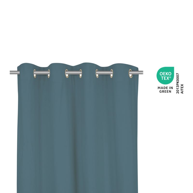 Zasłona GoodHome 140 x 260 cm granatowa