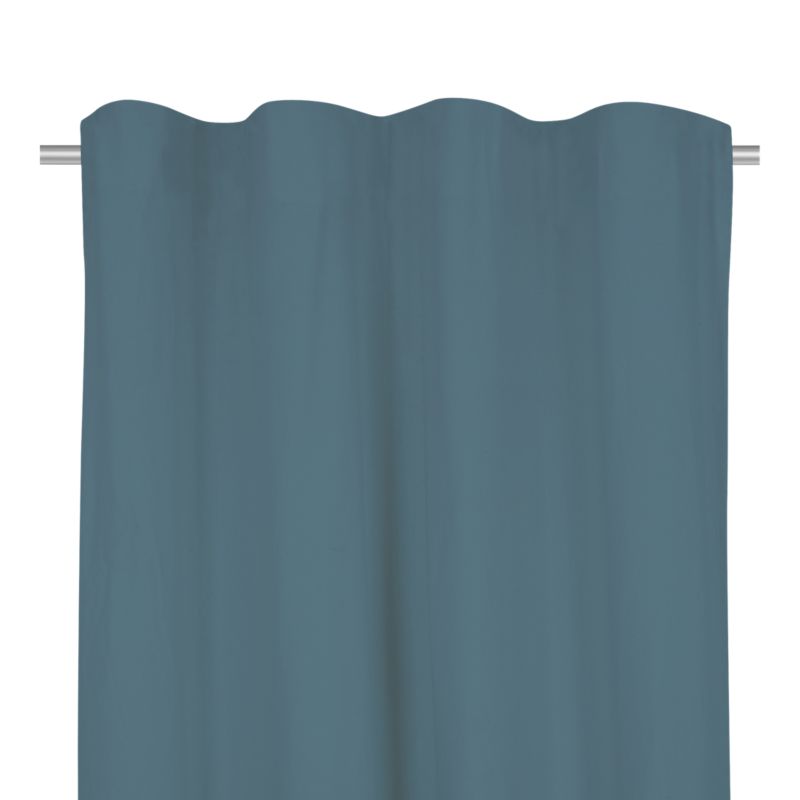 Zasłona GoodHome Baltha 140 x 300 cm granatowa
