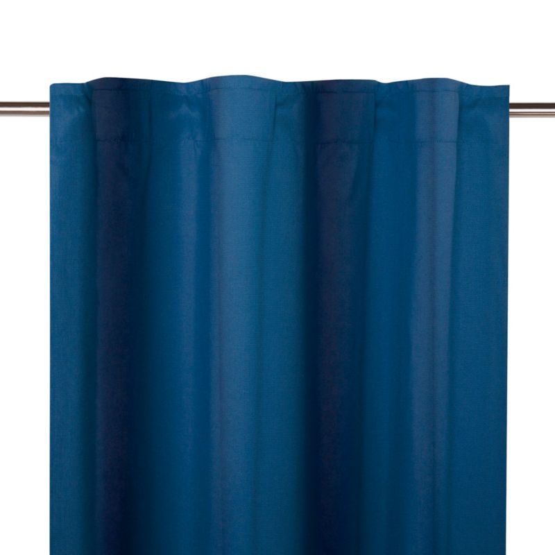Zasłona GoodHome Baltha 140 x 300 cm niebieska