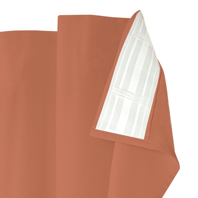 Zasłona GoodHome Baltha 140 x 300 cm terakota