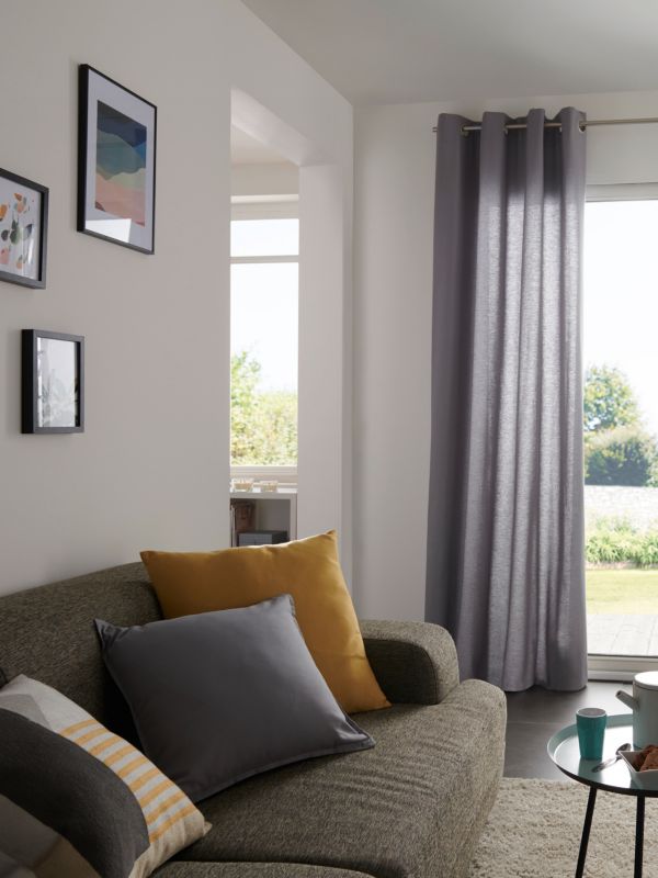 Zasłona GoodHome Hiva 140 x 260 cm szara | Majsterkowanie w
