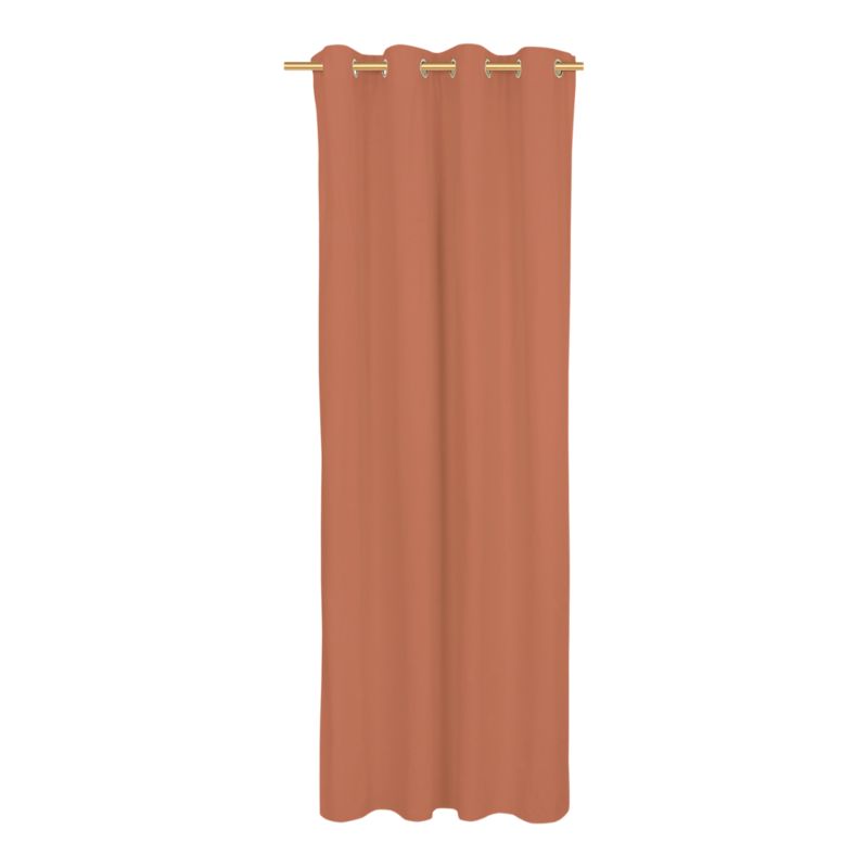 Zasłona GoodHome Hiva 140 x 260 cm terakota
