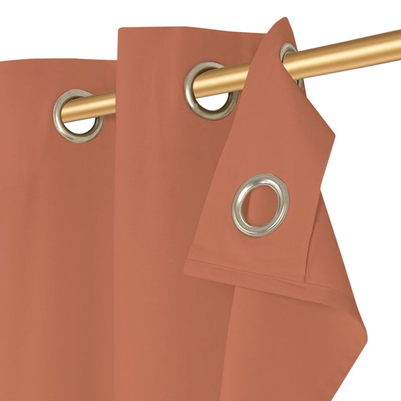 Zasłona GoodHome Hiva 140 x 260 cm terakota
