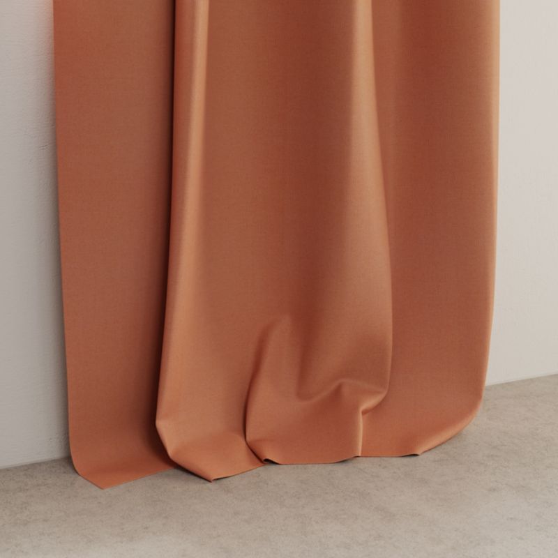 Zasłona GoodHome Hiva 140 x 260 cm terakota