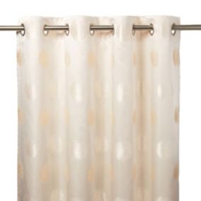 Zasłona GoodHome Kolla 140 x 260 cm kremowa