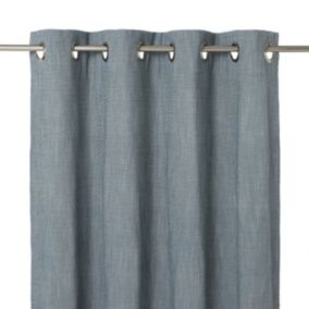 Zasłona GoodHome Tiga 140 x 260 cm morska