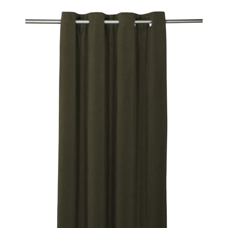 Zasłona GoodHome Valgreta 140 x 260 cm oliwkowa