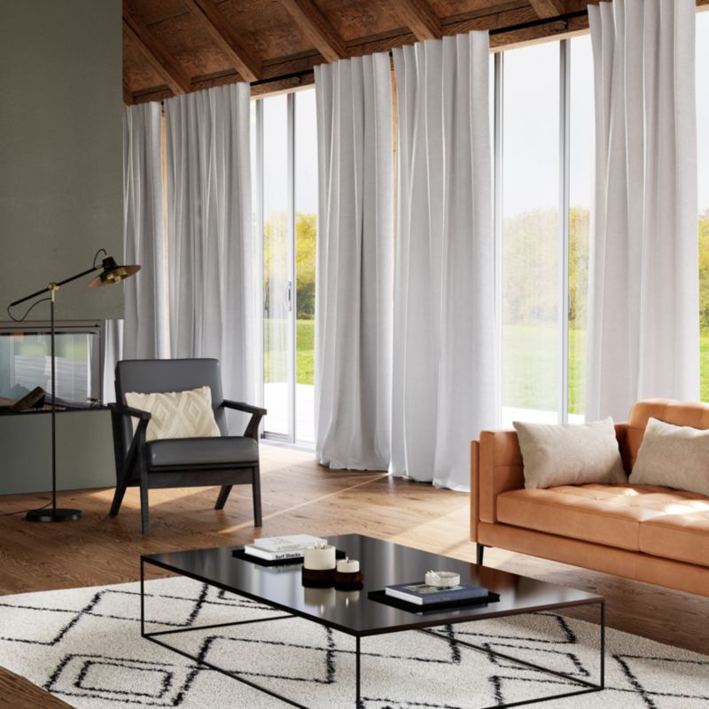 Zasłona GoodHome Valgreta140 x 300 cm jasnoszara