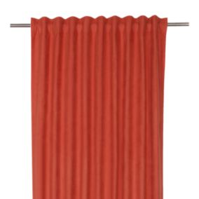 Zasłona GoodHome zaciemniająca Komod 140 x 300 cm pomarańczowa