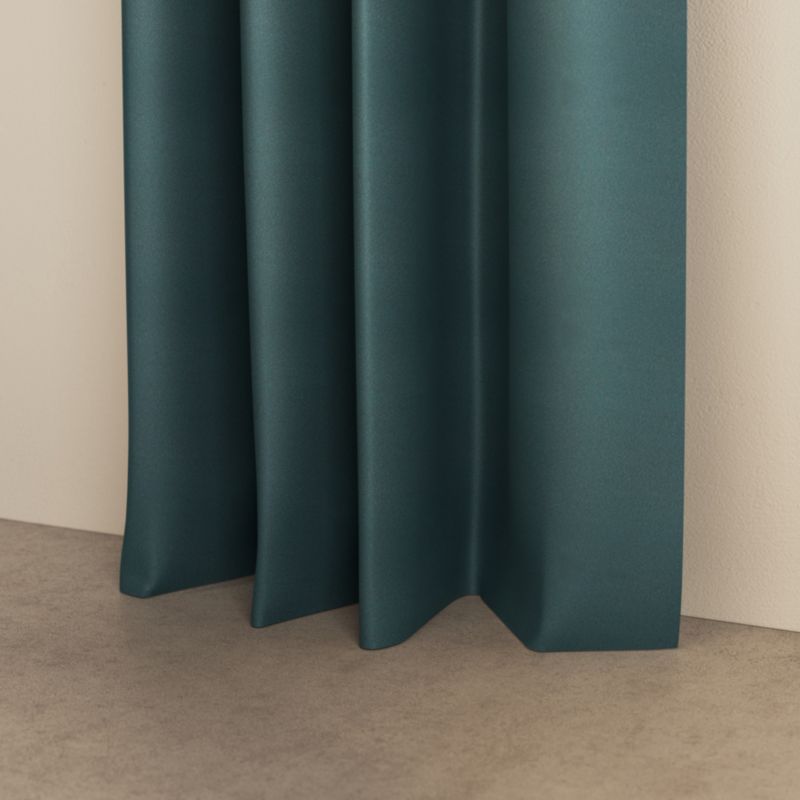 Zasłona GoodHome zaciemniająca Vestris 140 x 260 cm butelkowa zieleń