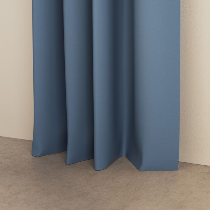 Zasłona GoodHome zaciemniająca Vestris 140 x 260 cm morski