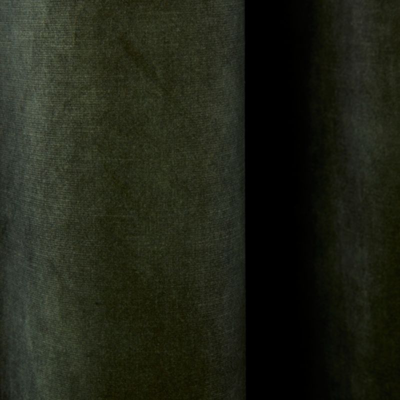 Zasłona GoodHome Zircon 140 x 260 cm oliwkowa