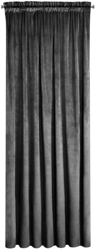 Zasłona Rosa 135 x 300 cm czarna