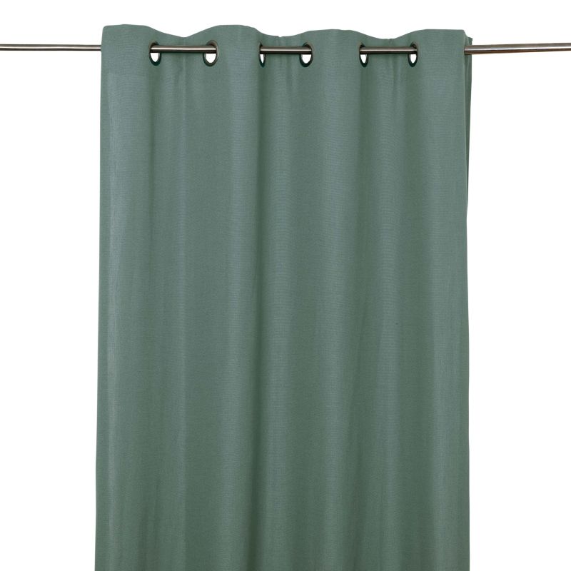 Zasłona z kółkami GoodHome Wiley 140 x 260 cm jasnozielona