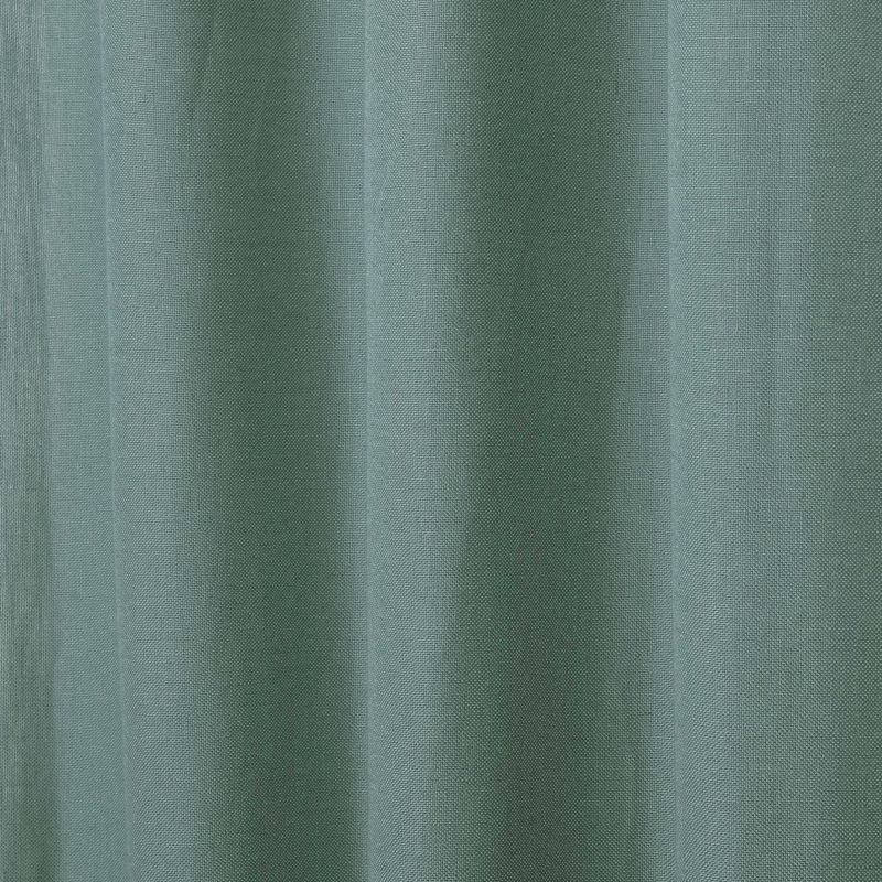 Zasłona z kółkami GoodHome Wiley 140 x 260 cm jasnozielona
