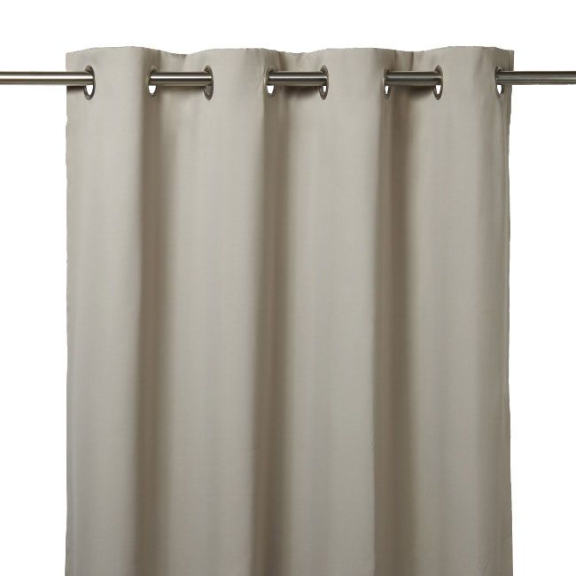 Zasłona zaciemniająca GoodHome Vestris 140 x 260 cm kremowa