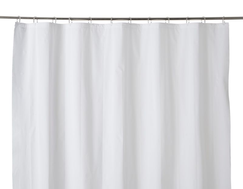 Zasłonka prysznicowa GoodHome Drina 180 x 200 cm biała