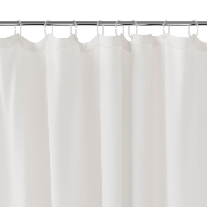 Zasłonka prysznicowa GoodHome Elland 180 x 200 cm biała