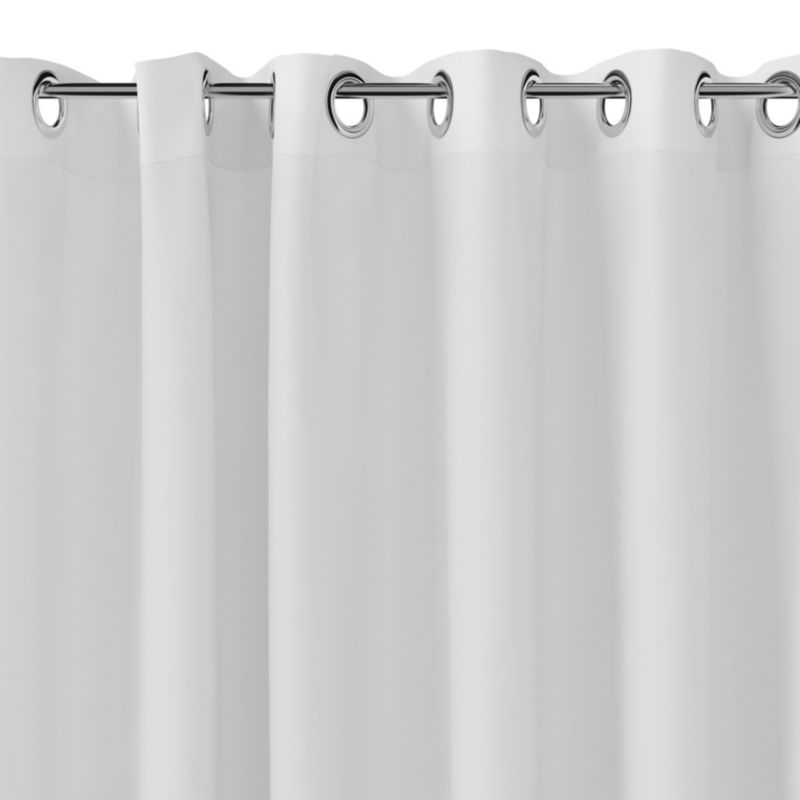 Zasłonka prysznicowa GoodHome Graphane 180 x 200 cm biała