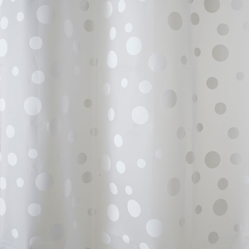 Zasłonka prysznicowa GoodHome Hiuchi 180 x 200 cm biała