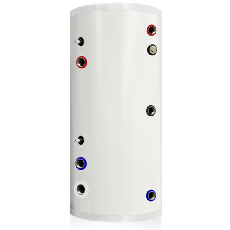 Zasobnik CWU 400L TECHGLOBE nierdzewny z wężownicą 4 m² bojler zbiornik ...