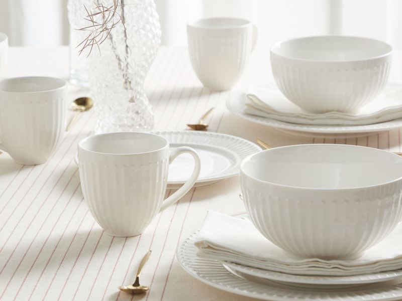 Zastawa stołowa 16-częściowa Cowslip Porcelana Biały 1 kpl