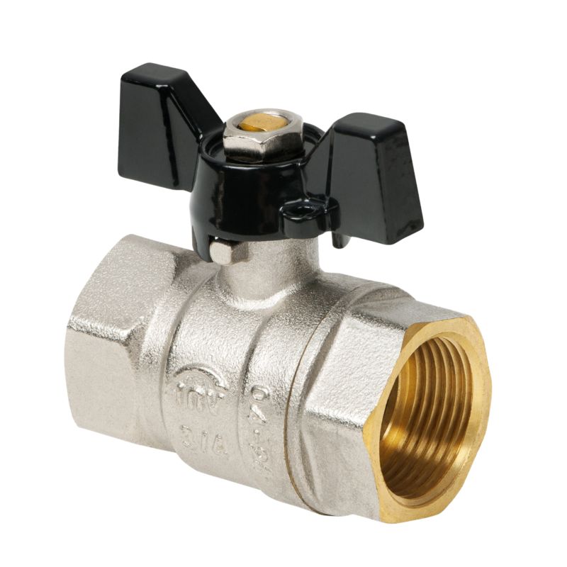 Zawór do Wody CO Kulowy Odcinający GW/GW 1/2'' x 1/2'' INVENA Gladiator 1 szt.