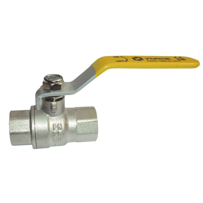 Zawór Gazowy Kurek do Gazu Kulowy GW / GW 5/4" x 5/4" 0,5 MPa INVENA 1 szt.