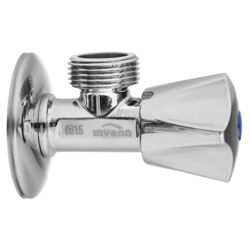 Zawór Kątowy do Baterii Pralki Grzybkowy Obcinający GZ/GZ 1/2"x3/8" Invena 1 szt.