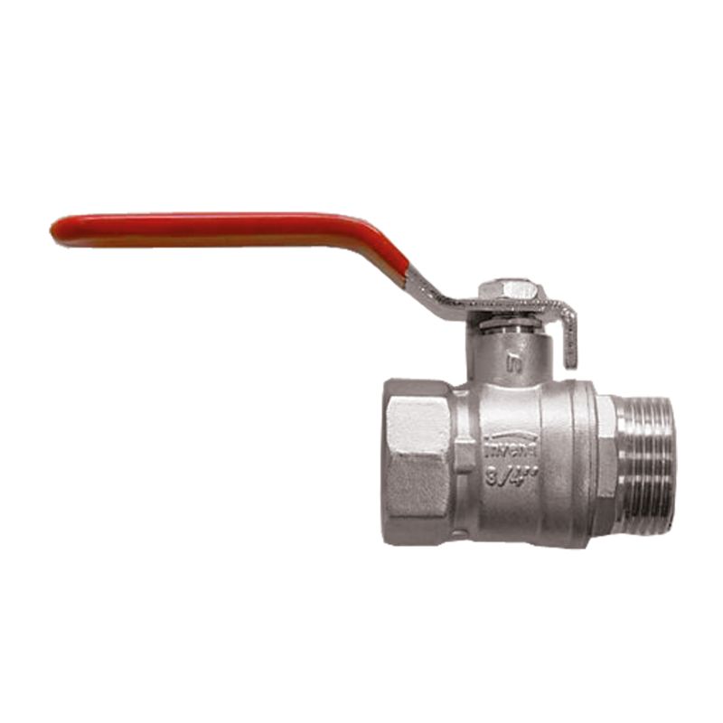 Zawór Kulowy do Wody CO Kurek Odcinający GW/GZ 1/2"x1/2 120C INVENA Vert 1 szt.