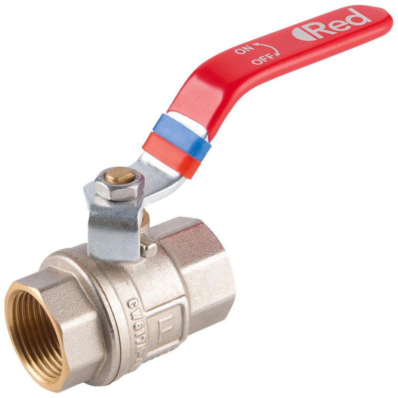Zawór kulowy Ferro nakrętno-nakrętny z dźwignią F-Power Pro 101.6 mm 1 szt.