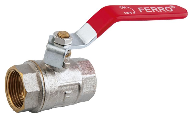 Zawór kulowy Ferro wodny 12.7 mm 1 szt.