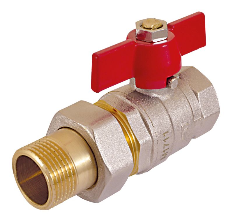 Zawór kulowy Ferro ze śrubunkiem 12.7 mm 1 szt.