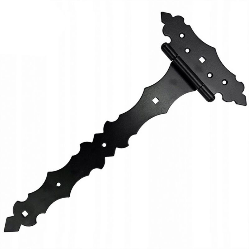 Zawias Lun Fix trójkątny czarny 125x40x160x2,5 mm 1szt.