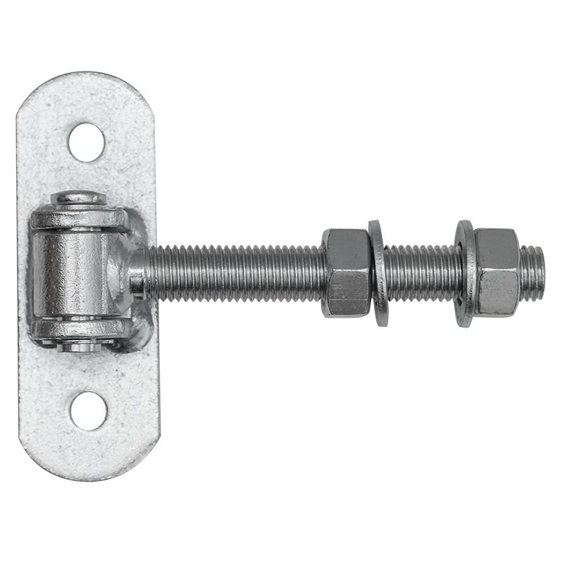 Zawias regulowany M16 z szyldem 115x40 mm for bram PSG 1 szt.