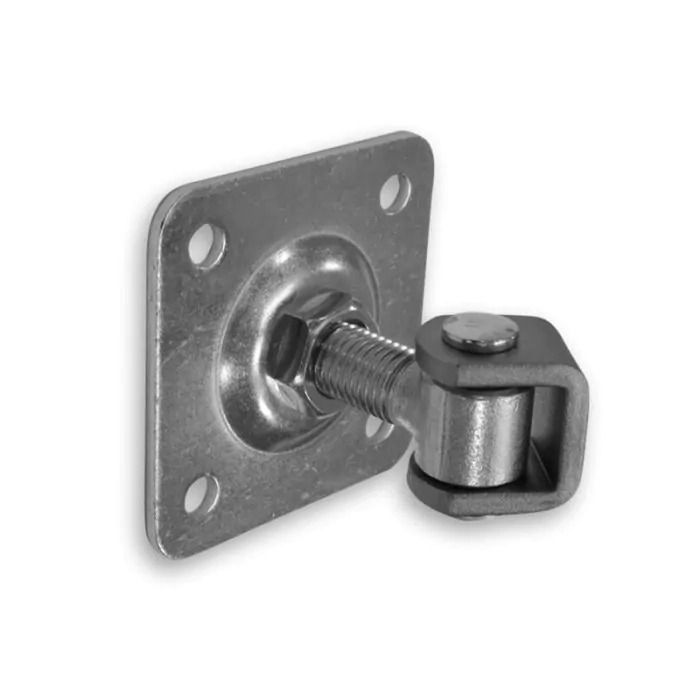 Zawias regulowany M16 z szyldem prostokątnym 75x75x4 mm PSG 1 szt.