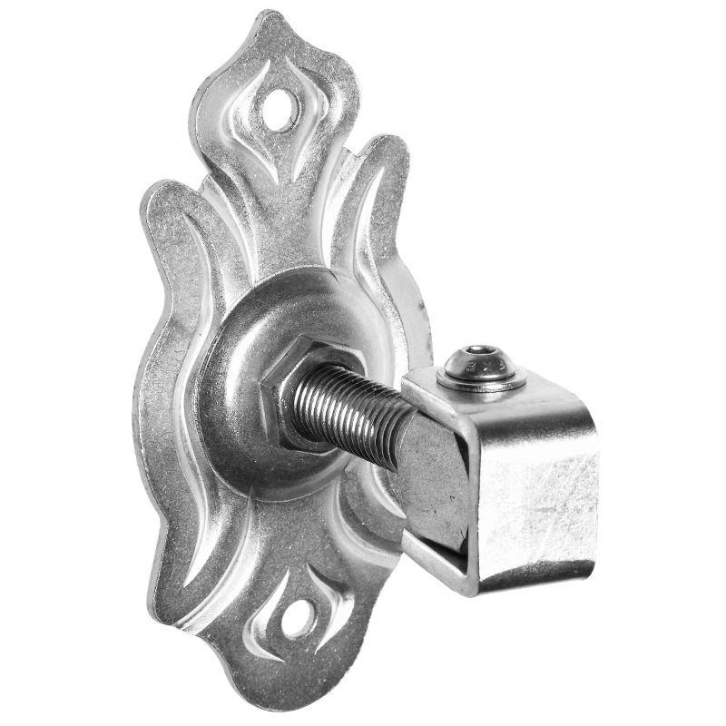 Zawias regulowany z szyldem ozdobnym M16 155x80x4 mm  stal ocynkowana PSG 1 szt.