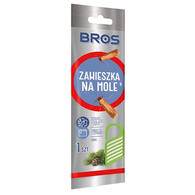 Zawieszka na mole odzieżowe cedrowa BROS 1 Szt.