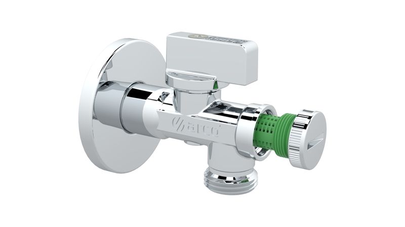 Zawór kątowy Arco antykamienny z filtrem 1/2" x 3/8"