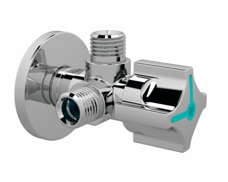 Zawór kątowy Twin Mac 1/2" x 3/8" x 3/8"