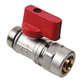 Zawór kulowy Idmar Group mini PEX 1/2" x 16 mm ciepła woda