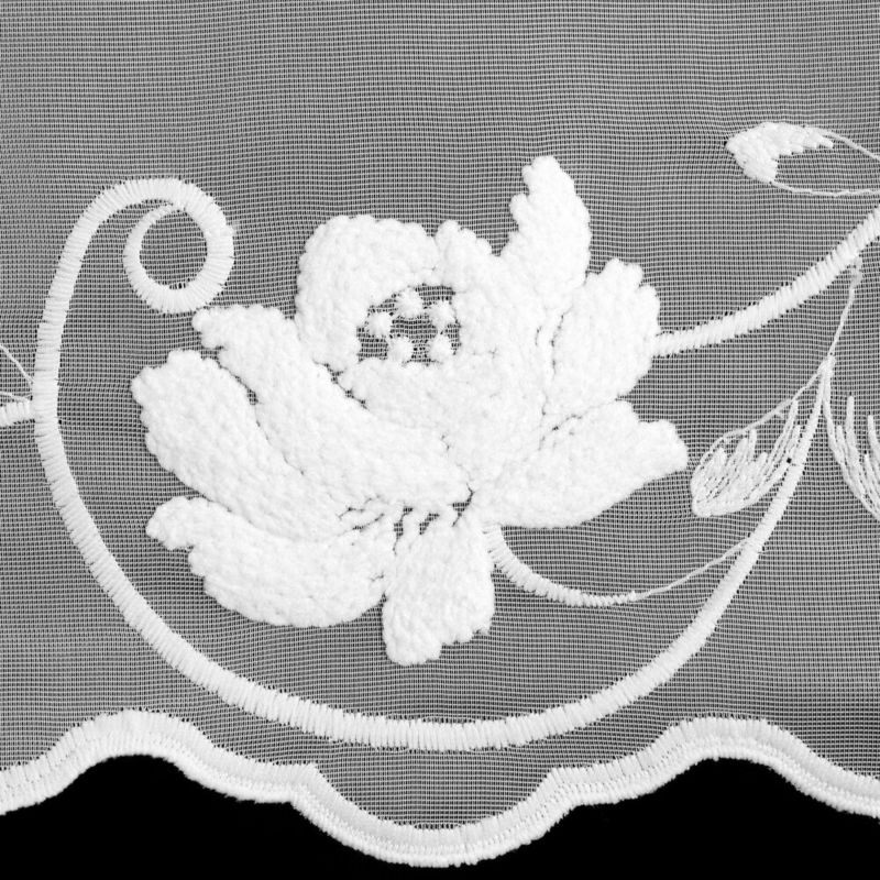 Zazdrostka Firanka Leti Eurofirany Woal Biała Przelotki 70X150 Cm 1 Szt.