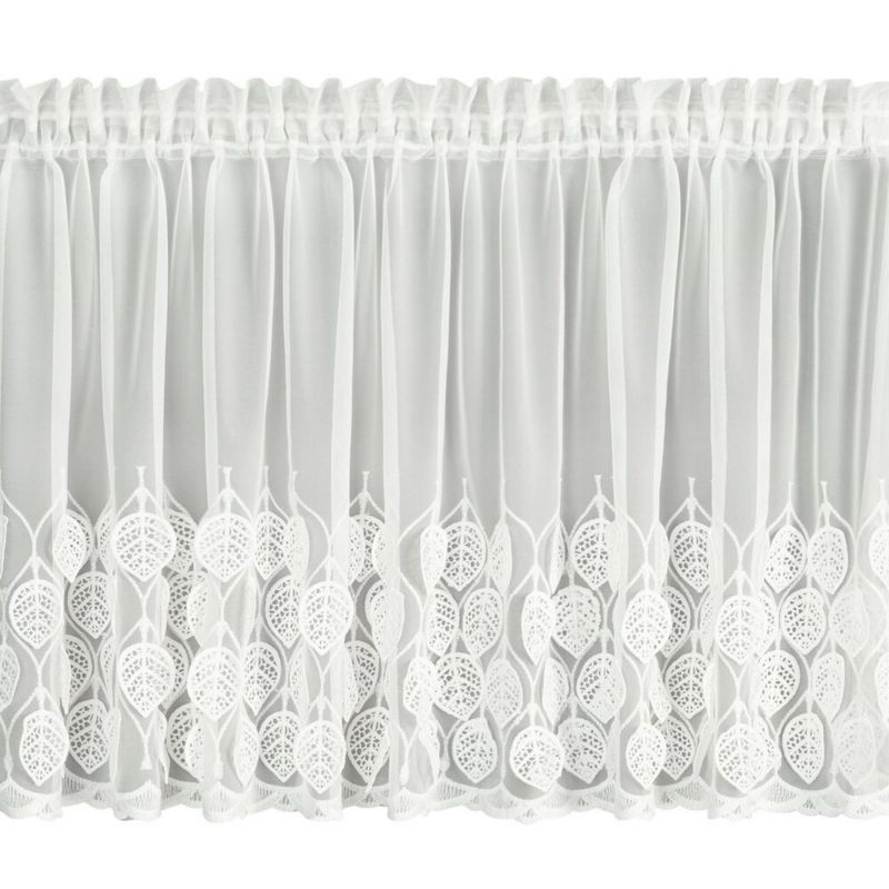 Zazdrostka Firanka Nira Eurofirany Woal Biała Przelotki 70X150 Cm 1 Szt.