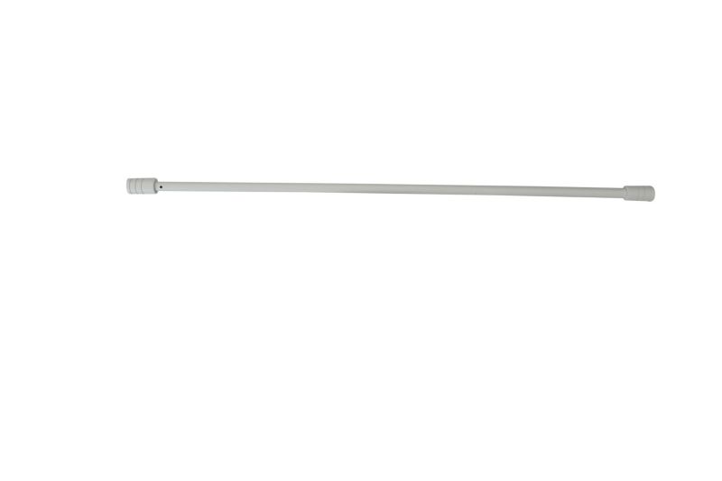 Zazdrostka GoodHome Dokos walec biała 50-80 cm fi 7/9