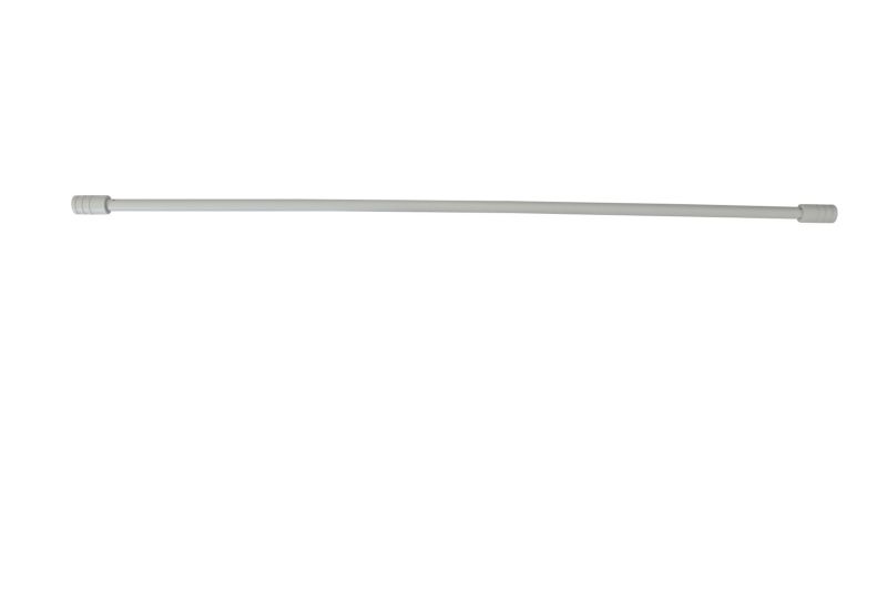 Zazdrostka GoodHome Dokos walec biała 70-100 cm fi 7/9