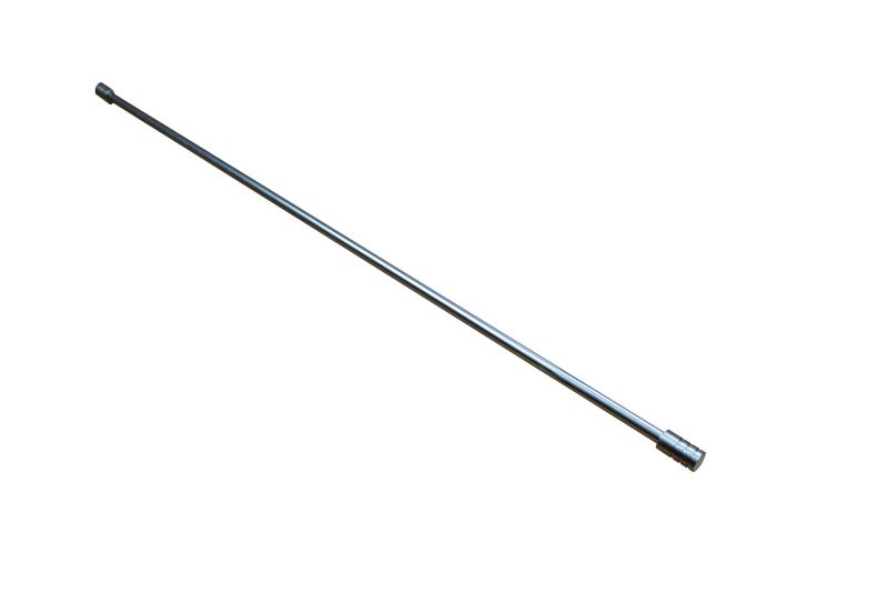Zazdrostka GoodHome Dokos walec srebrna 70-100 cm fi 7/9