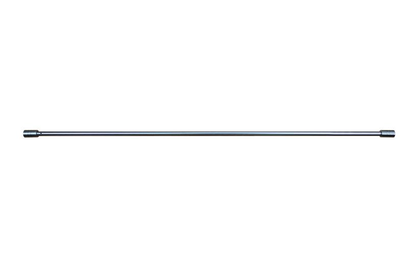 Zazdrostka GoodHome Dokos walec srebrna 70-100 cm fi 7/9